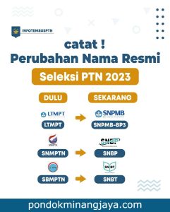 SNBP dan SNBT Berganti Kata SNMPTN dan SBMPTN di Pemilihan Nasional PTN Tahun 2023